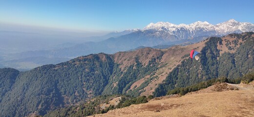 view from the top of the mountain