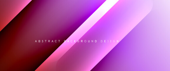 Fluid gradients with dynamic diagonal lines abstract background. Bright colors with dynamic light and shadow effects. Vector wallpaper or poster