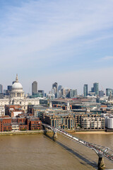 Obraz premium Die Skyline von London vom Tate modern 