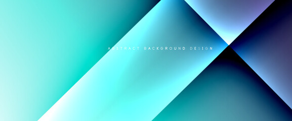 Fototapeta premium Fluid gradients with dynamic diagonal lines abstract background. Bright colors with dynamic light and shadow effects. Vector wallpaper or poster
