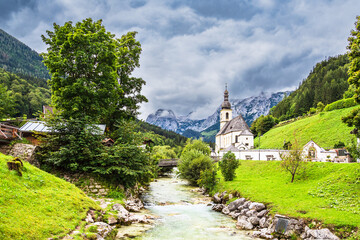 Pfarrkirche Sankt Sebastian in Ramsau im Berchtesgadener Land