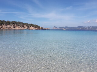 Fototapeta premium view of the coast of the sea