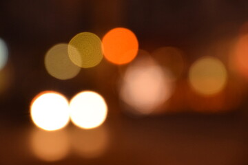 Fototapeta premium Bokeh 5 luces