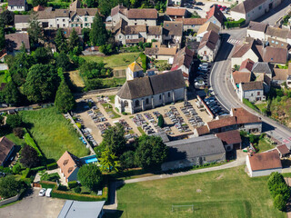 église de Magnanville dans les Yvelines en France