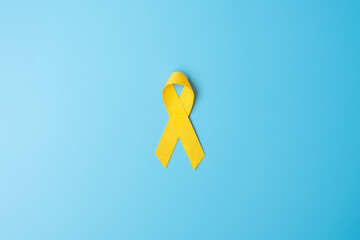 Suicide prevention, Sarcoma, bone, bladder, Childhood cancer Awareness month, Yellow Ribbon for supporting people living and illness. children Healthcare and World cancer day concept
