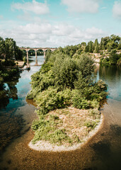 Bridge over the river / Island