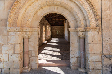 Church of Duratón de Nuestra Señora de la Asunción in the province of Segovia, 12th century (Spain)