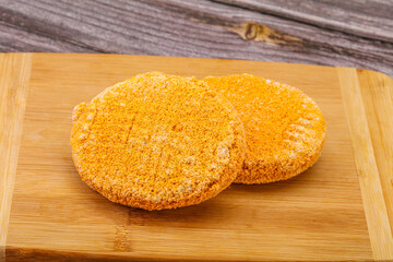 Raw chicken cutlet for roast
