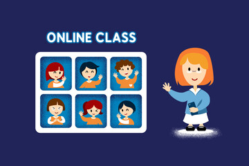 Online class meeting
