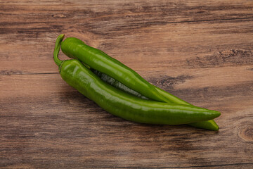 Ripe tasty spicy green pepper