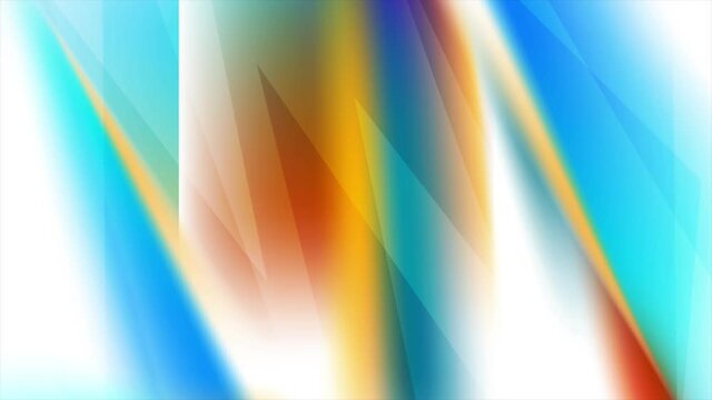 Colorful abstract shiny motion background with smooth blurred stripes. Seamless looping. Video animation Ultra HD 4K 3840x2160