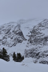 Obraz premium Montagne enneigée à Pralognan-la-Vanoise