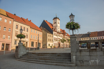 Fototapeta na wymiar Merktplatz in Leisnig