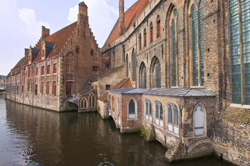 Former Saint Jean Hospital, Historic centre of Bruges, Belgium, Unesco World Heritage Site.