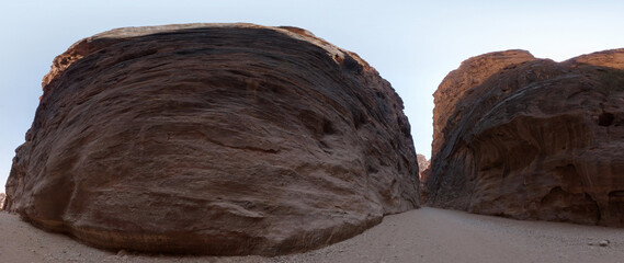 High Resolution 360 Panoramic HDR Images Taken in Petra (Wadi Mousa) and it's most famous historical landmarks, Suitable for AR VR or creating textures for desert environment