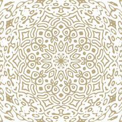Oriental Seamless Vector Pattern - Repeating ornament for textile, wraping paper, fashion etc.