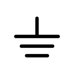 Ground rod icon