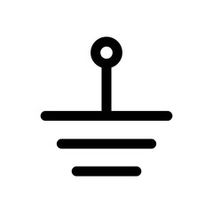 Ground rod icon