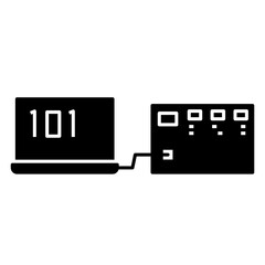 Programing PLC illustration icon