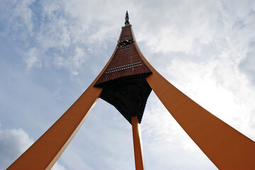 Tall TV tower in Riga