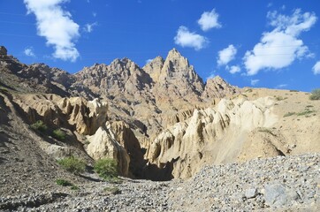 landscape in the dolomites