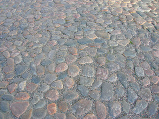 Paving stones on a city street