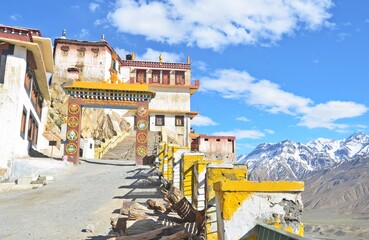 Fototapeta premium Buddhist monastery in himachal pradesh