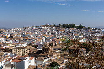 Fototapeta premium Traditional white Andalusian villages. Antequera. Malaga