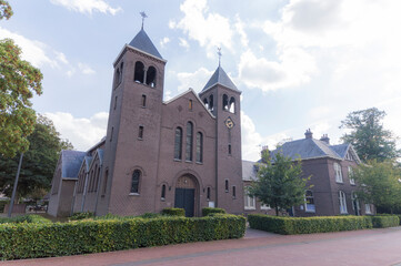 Fototapeta na wymiar The H. Gerardus Majella church in Spijk, The Netherlands