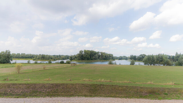 A lake between Lobith and Spijk, The Netherlands