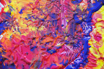 farbiege palitra nach dem frohliche malen, farbenfoh intergrund
