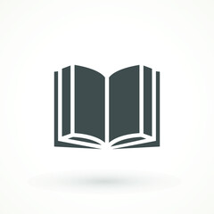 Reading line icon, Book Vector on white background Simple illustration of open book vector icon for web - education icon