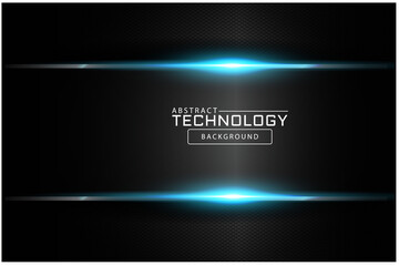 abstract metallic blue black frame layout modern tech design template background