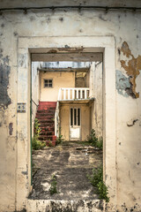 Fototapeta na wymiar Maison abandonnée