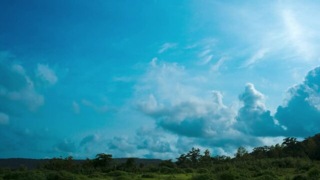 moning clouds light to left timelaps
