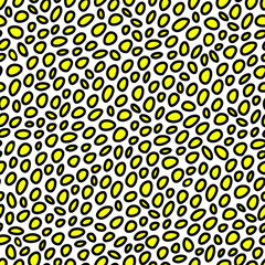 Seamless decorative pattern of simple graphic content
