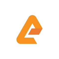 A letter logo vector
