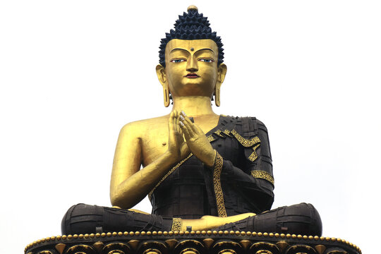 Buddha Park of Ravangla. Beautiful huge statue of Lord Buddha, at Ravangla, Sikkim, India. Gautam Buddha statue in the Buddha Park of Ravangla in South Sikkim.