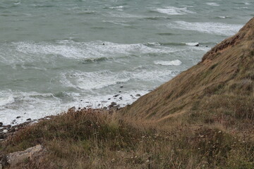 waves and rocks