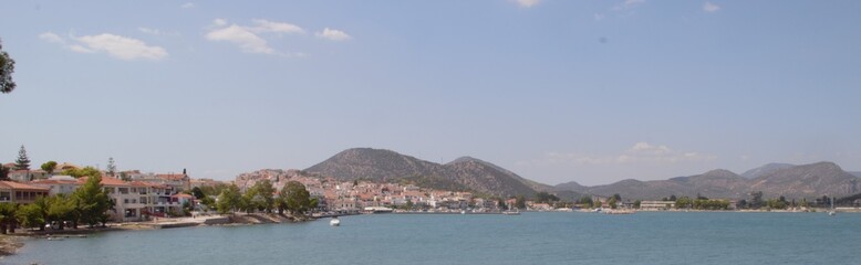 Fototapeta na wymiar Ermioni, Greece, Peleponnese, town and harbour