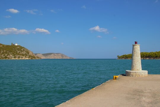 quay side, greece, ermioni