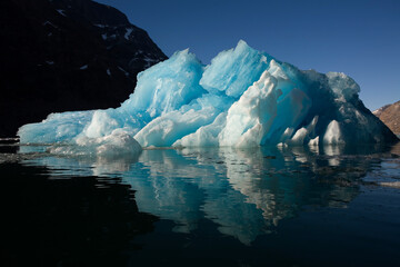 Obraz na płótnie Canvas Glacial Iceberg, Greenland