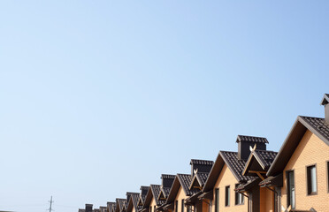 Home under construction on a building site