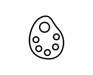 Palette line icon