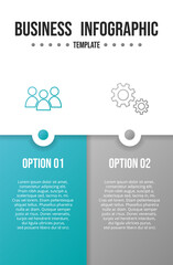 Design of infographic template. Timeline with business icons. Vector