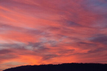 Fototapeta na wymiar Nature's Palette for Sunset