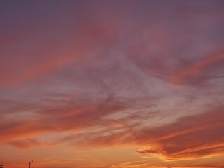 Fototapeta premium ABendrot am Himmel