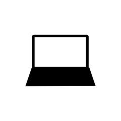 laptop icon on white background.hardware icon