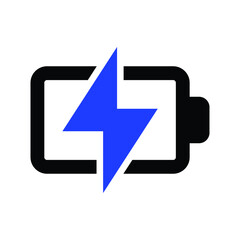 Low Battery charging UI icon vector