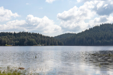 Landscape with Shiroka polyana Reservoir, Bulgaria